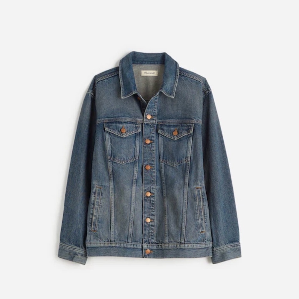Madewell Button-Front Denim Jacket S